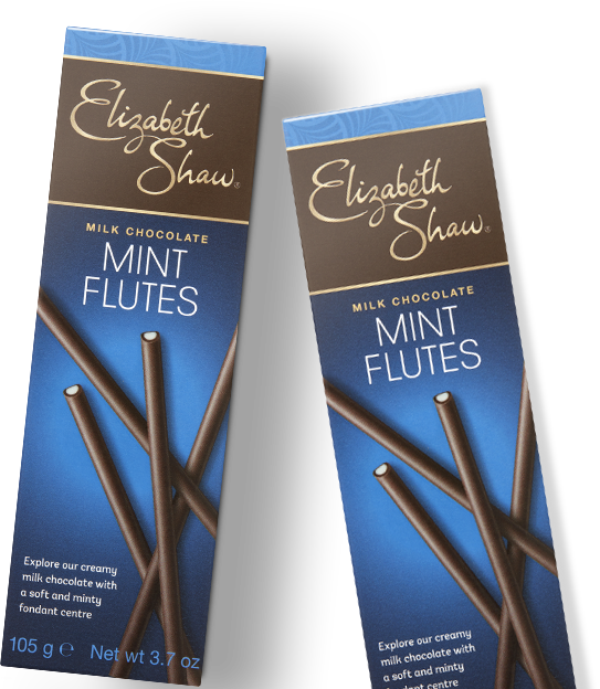 Milk Chocolate Mint Flutes Elizabeth Shaw
